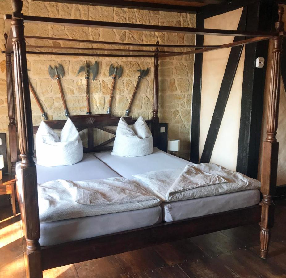 Ferienwohnung Wachstube Mit 3 Schlafraeumen Im Rittergut Leppersdorf Wachau ภายนอก รูปภาพ